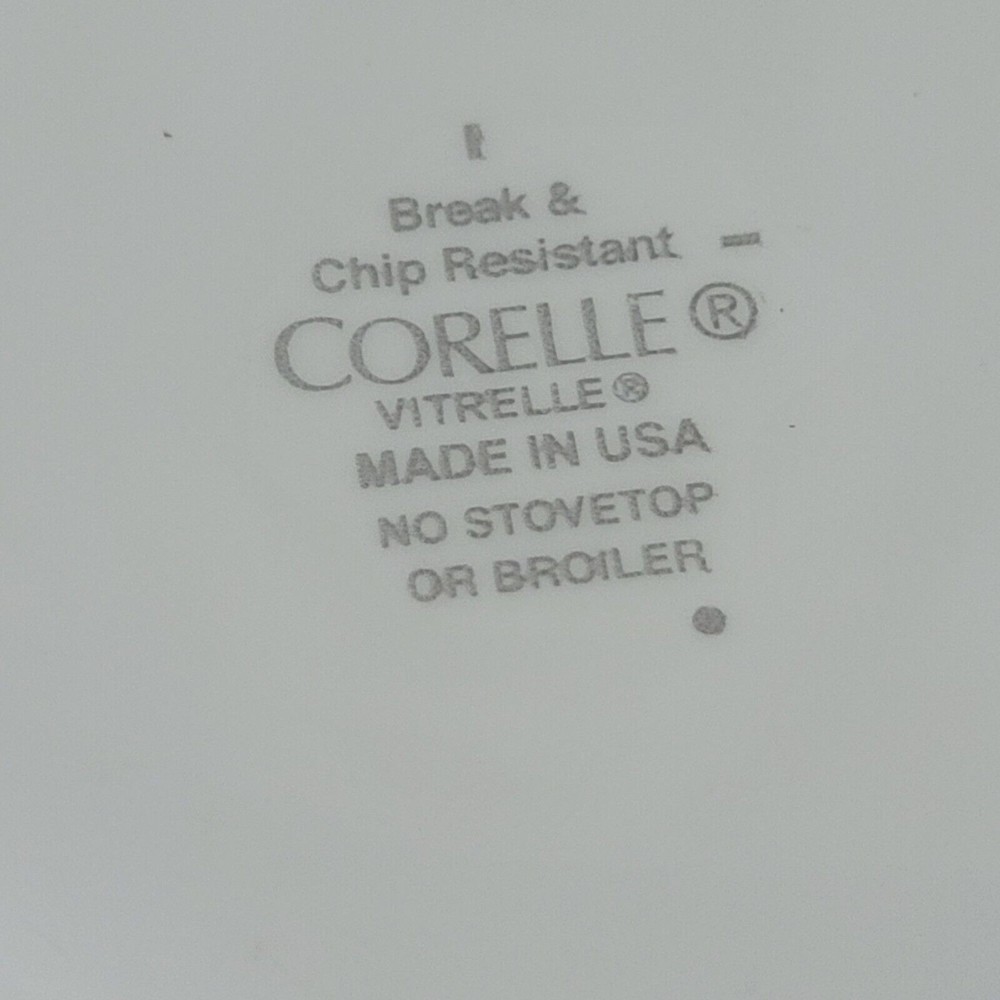 Corelle Vitrelle Bhandani Red Rim Cereal Bowls Set Of 6 - Picture 7 of 7